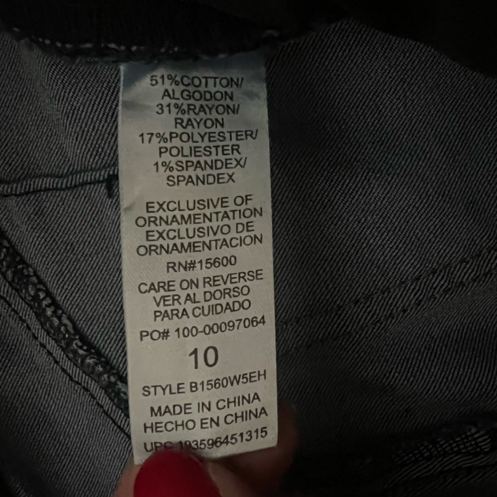 Democracy 10 Ab-solution Dark Wash Denim Jeans Flattering - Picture 7 of 9